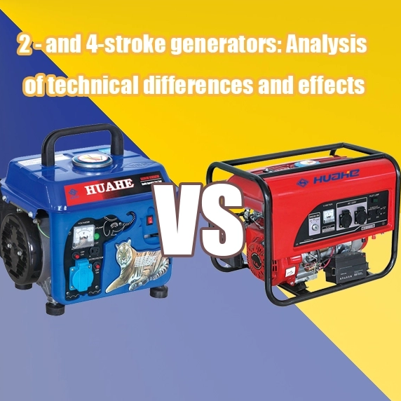 ¿Cuál es la diferencia entre un generador de 2 tiempos y un generador de 4 tiempos?