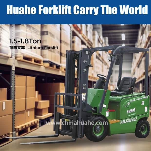 Carretilla elevadora eléctrica de litio que ahorra energía: el poder verde de la logística moderna